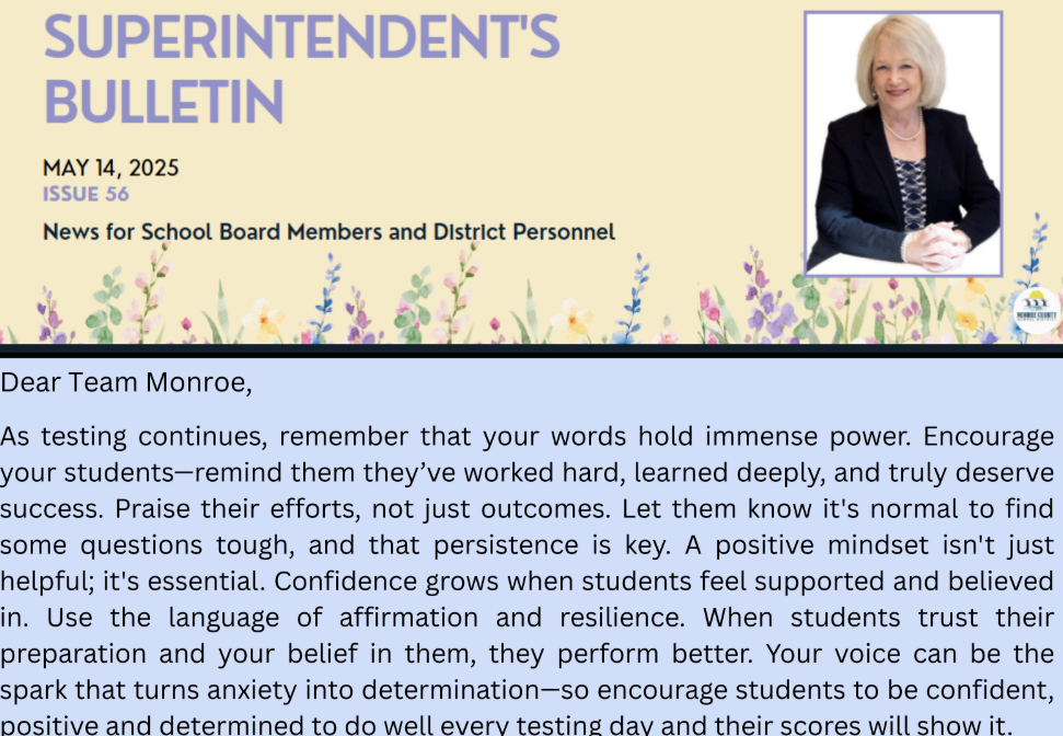  Superintendent's Bulletin